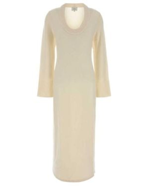 Loulou de Saison U-Neck Below Knee Dress - White
