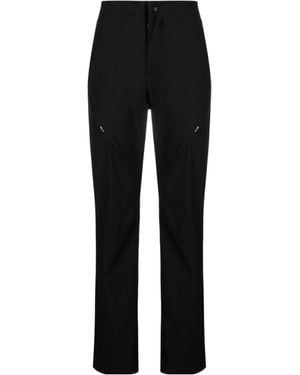 Post Archive Faction PAF High-Waist Tapered-Leg Trousers - Black