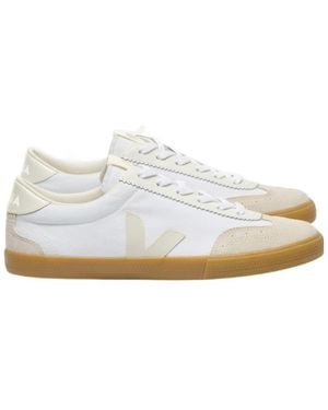 Veja Volley Canvas Low-Top Trainers - White