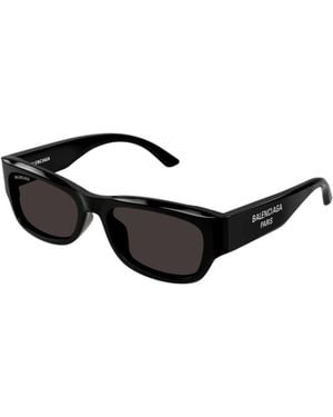 Balenciaga Logo Detail Sunglasses - White