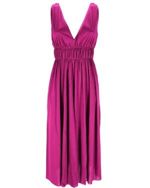 P.A.R.O.S.H. Logo Dress - Purple