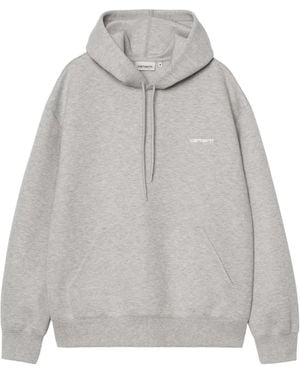 Carhartt Alda Logo Hoodie - Gray