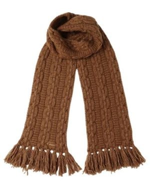 COACH Knitted Scarf - Brown