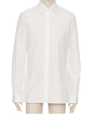 Valentino Button-Up Long-Sleeved Shirt - White