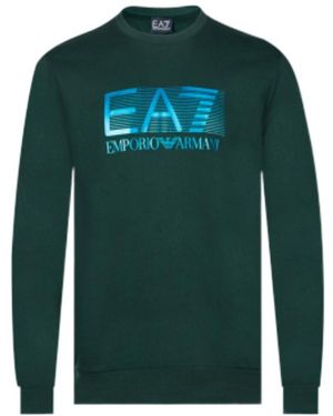 EA7 Classic Logo Printed Jumper - Green