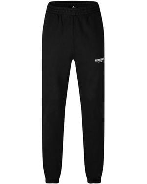 Represent Logo Track Pants - Black