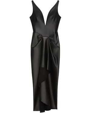 Givenchy Long Wrapped Dress - Black