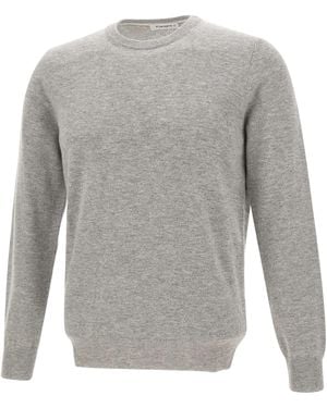 Kangra Cashmere Kangra Crew Neck Knitted Jumper - Grey