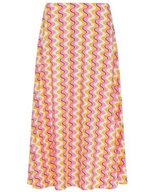 Marella Poplin Skirt - Red