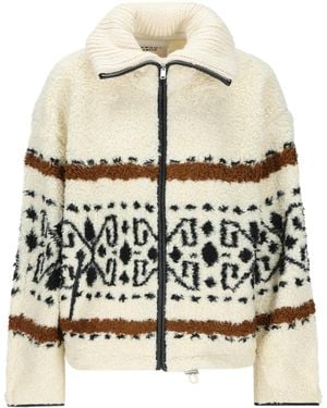 Isabel Marant Lijka Fleece Jacket - Natural