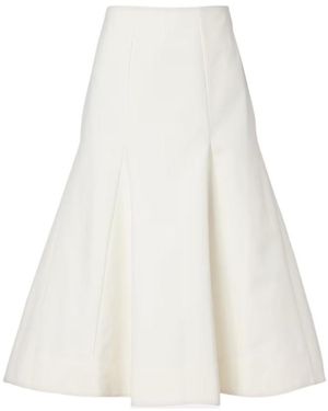 Rohe Cotton Midi Skirt - White