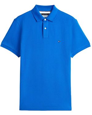 Tommy Hilfiger Short-Sleeved Polo Shirt - Blue