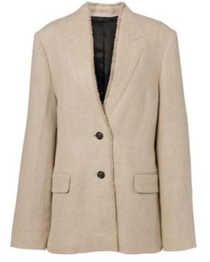 TOTEME Lightweight Linen Blazer - Natural