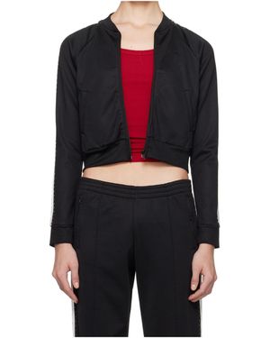 RE/DONE Logo Embroidered Casual Jacket - Black