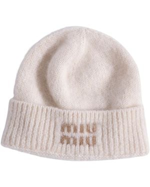 Miu Miu Mohair Beanie - Pink