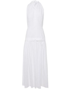TOVE Quinn Cotton Midi Dress - White