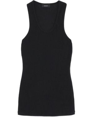 Wardrobe NYC Ribbed Vest - Black