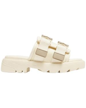 Bottega Veneta Flash Padded Flat Sandals - White