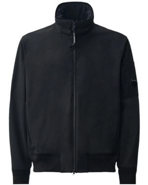 C.P. Company Long-Sleeved Casual Jacket - Black
