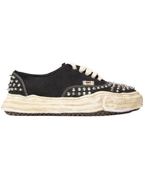 Maison Mihara Yasuhiro Baker Studded Low-Top Trainers - Black