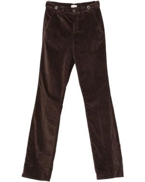 Liu Jo Corduroy Straight-Leg Pants - Black