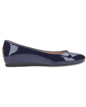Tod's Logo Details Ballet Shoes - Blue