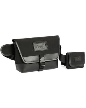 KENZO Kommuter' Small Messenger Bag - Black