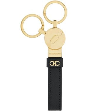 Ferragamo Ferragamo Gancini Key Holder - White