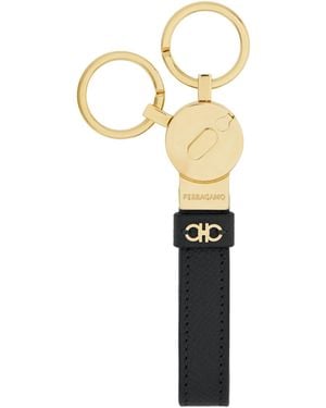 Ferragamo Ferragamo Gancini Key Holder - White
