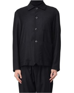 Barena Long-Sleeved Casual Jacket - Blue