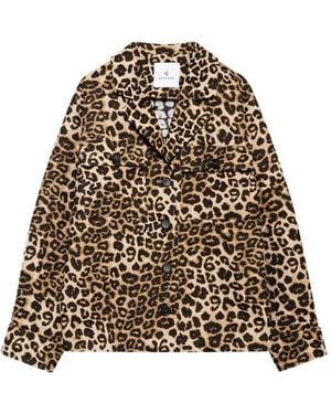 Anine Bing Long-Sleeved Casual Jacket - Brown