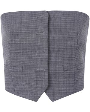 Alexander Wang Bustier Vest Clothing - Grey