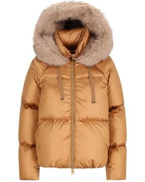 Herno Long-Sleeved Padded Jacket - Brown