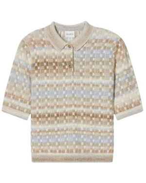 Closed Short-Sleeve Polo Shirt - Natural