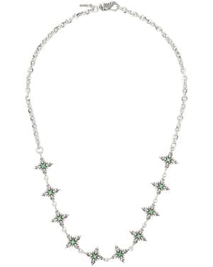 Emanuele Bicocchi Stella Ventis Crystal Necklace - White