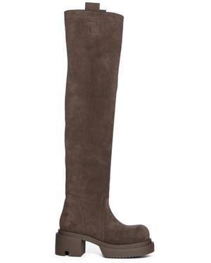 Rick Owens Bogun Boots - Brown