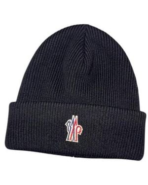 Moncler Logo Hat - Blue