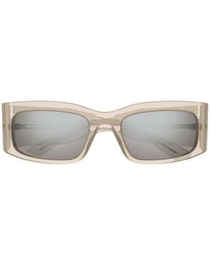 Balenciaga Eyewear Rectangular Frame Sunglasses - White