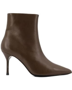 STAUD 80Mm Pointed Boots - Brown