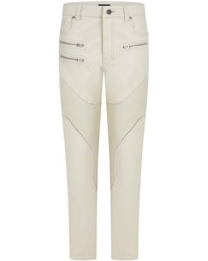 Tom Ford Biker Leather Trousers - Natural