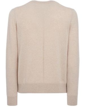 The Row Benji Cashmere Crewneck Jumper - Natural