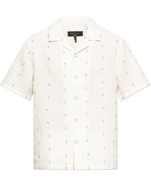 Rag & Bone Short-Sleeved Shirt - White