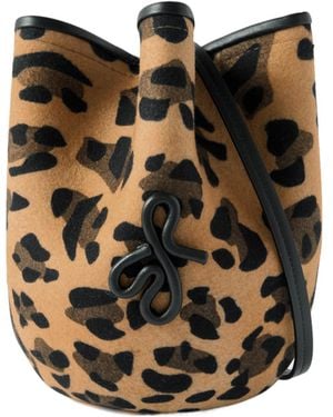Ruslan Baginskiy Leopard Print Hat - Multicolor