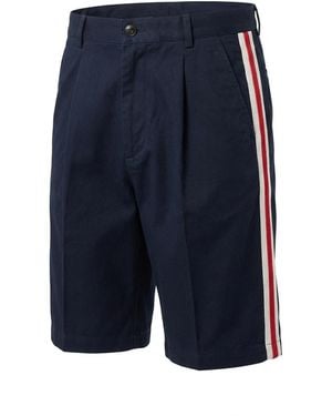 Gucci Ribbon Cotton Shorts - Blue