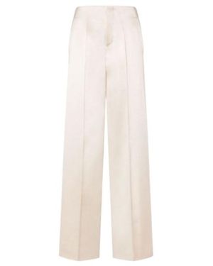 Philosophy Di Lorenzo Serafini Satin Pleated Trousers - White