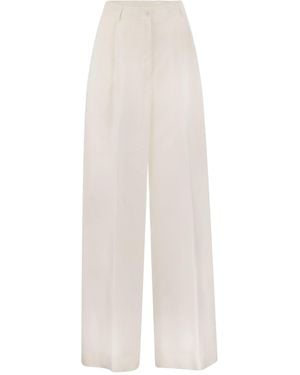 Antonelli Tulipano Wide-Leg Trousers - White