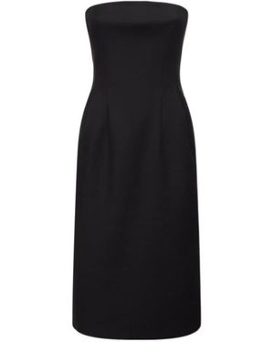 Sportmax Strapless Dress - Black