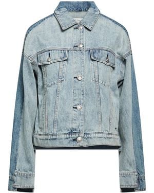 Rag & Bone Two-Tone Denim Jacket - Blue