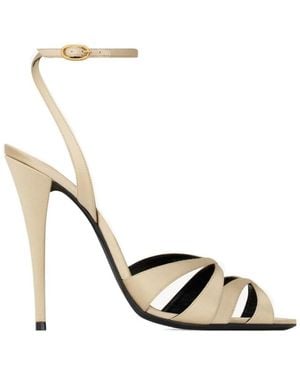 Saint Laurent Chandelle Sandals - Metallic