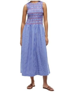 Tommy Hilfiger Pleated Dress - Blue